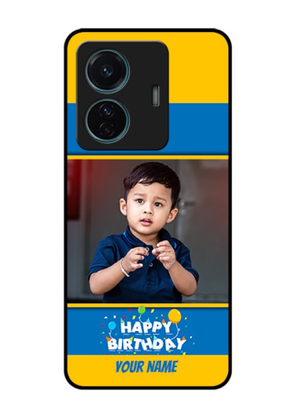 Vivo T1 Pro 5G Custom Glass Mobile Case - Birthday Wishes Design