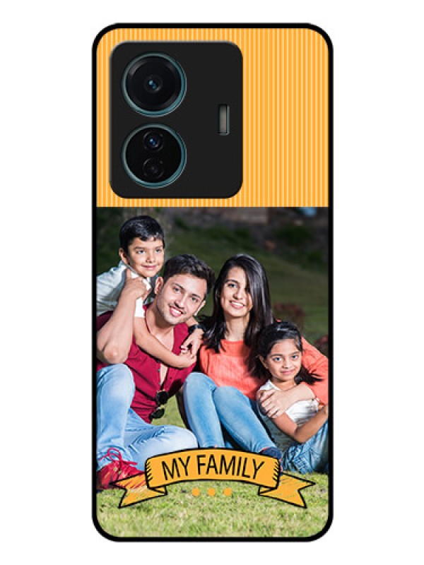 Custom Vivo T1 Pro 5G Custom Glass Phone Case - My Family Design