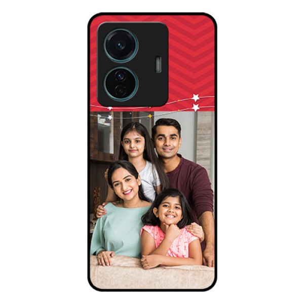Vivo T1 Pro 5G Personalized Glass Phone Case - Happy Family Design Vivo T1 Pro 5G Personalized Glass Phone Case - Happy Family Design