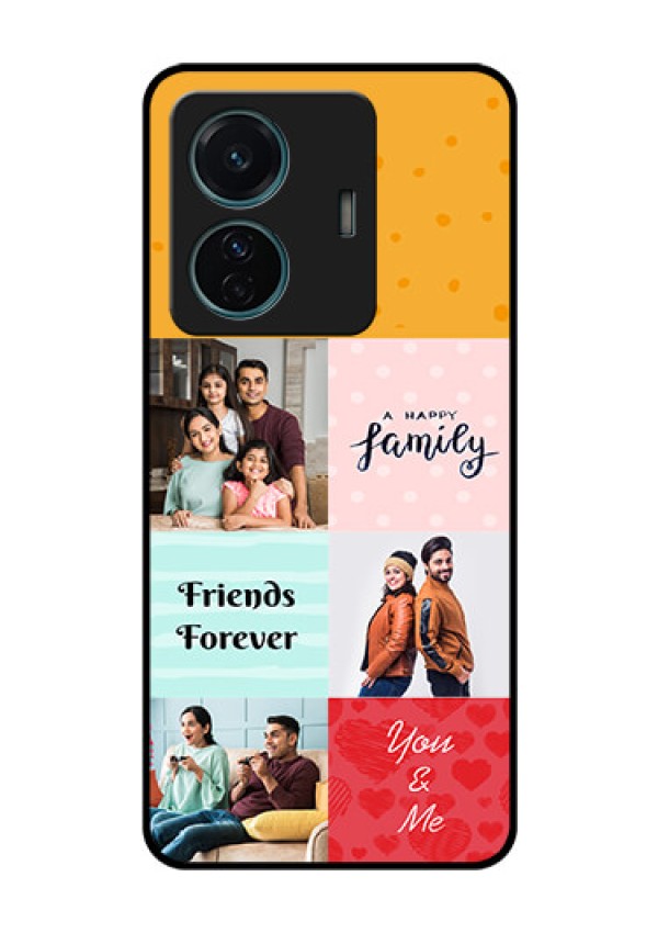 Vivo T1 Pro 5G Personalized Glass Phone Case - Images with Quotes Design