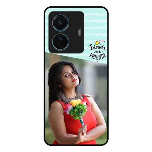 Vivo T1 Pro 5G Custom Glass Phone Case - Friends Picture Icon Design Vivo T1 Pro 5G Custom Glass Phone Case - Friends Picture Icon Design