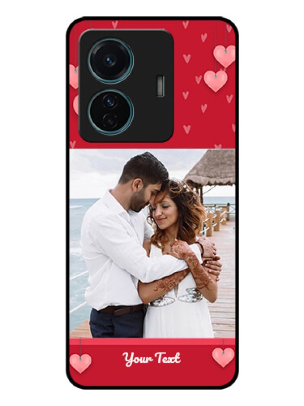 Custom Vivo T1 Pro 5G Custom Glass Phone Case - Valentines Day Design