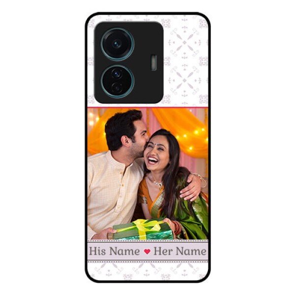 Vivo T1 Pro 5G Custom Glass Mobile Case - with Photo and Ethnic Design Vivo T1 Pro 5G Custom Glass Mobile Case - with Photo and Ethnic Design