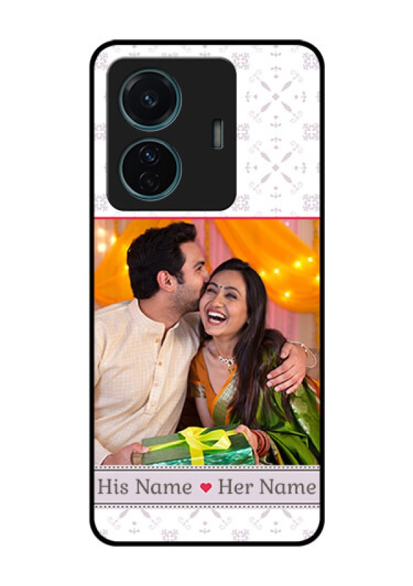 Vivo T1 Pro 5G Custom Glass Mobile Case - with Photo and Ethnic Design