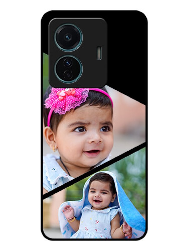 Custom Vivo T1 Pro 5G Custom Glass Phone Case - Semi Cut Design