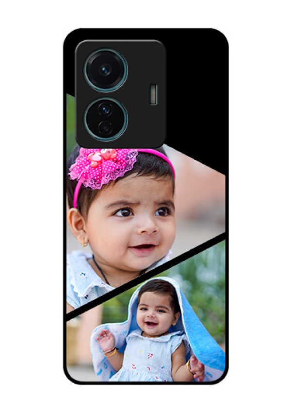 Vivo T1 Pro 5G Custom Glass Phone Case - Semi Cut Design