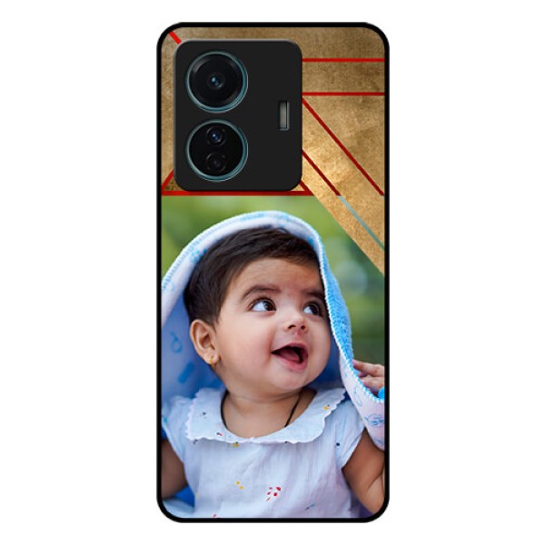 Vivo T1 Pro 5G Personalized Glass Phone Case - Gradient Abstract Texture Design Vivo T1 Pro 5G Personalized Glass Phone Case - Gradient Abstract Texture Design