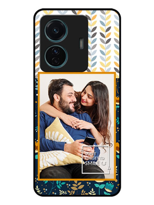 Custom Vivo T1 Pro 5G Custom Glass Mobile Case - Pattern Design