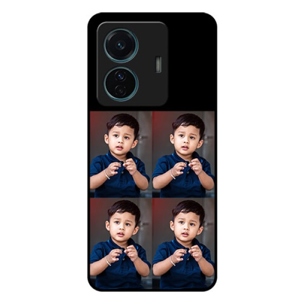 Vivo T1 Pro 5G 4 Image Holder on Glass Mobile Cover