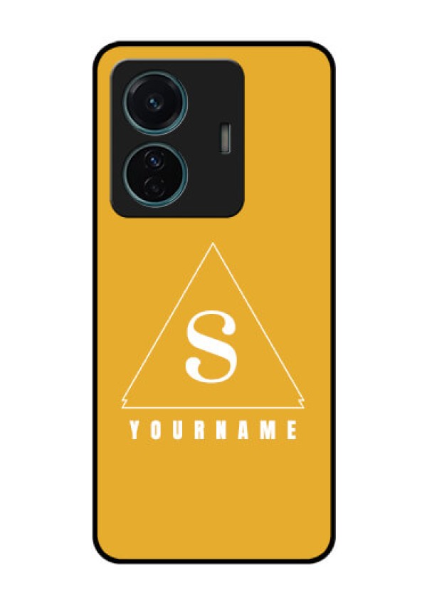 Vivo T1 Pro 5G Personalized Glass Phone Case - simple triangle Design