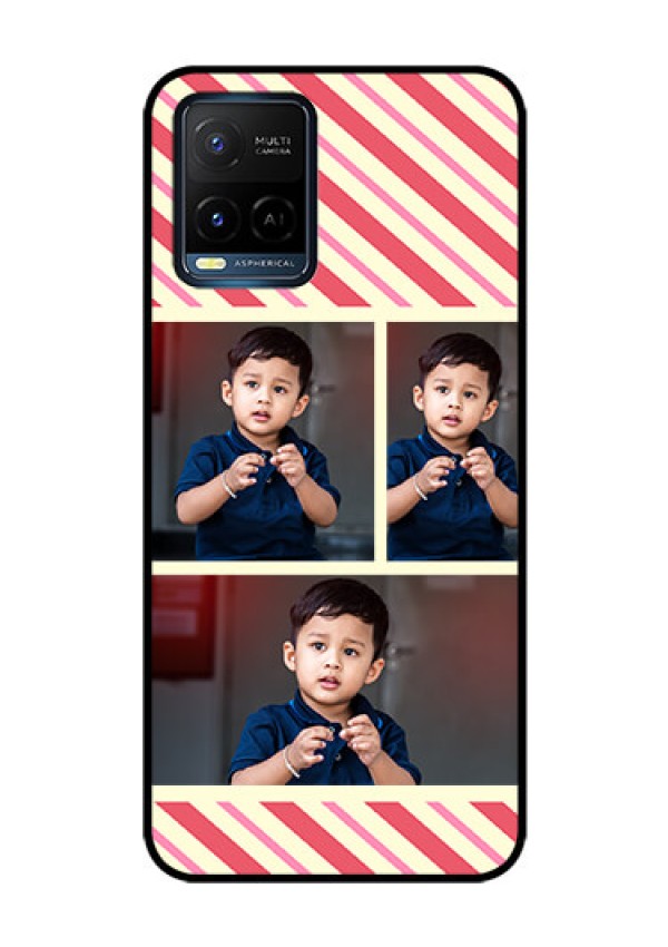 Vivo T1X Personalized Glass Phone Case - Picture Upload Mobile Case Design