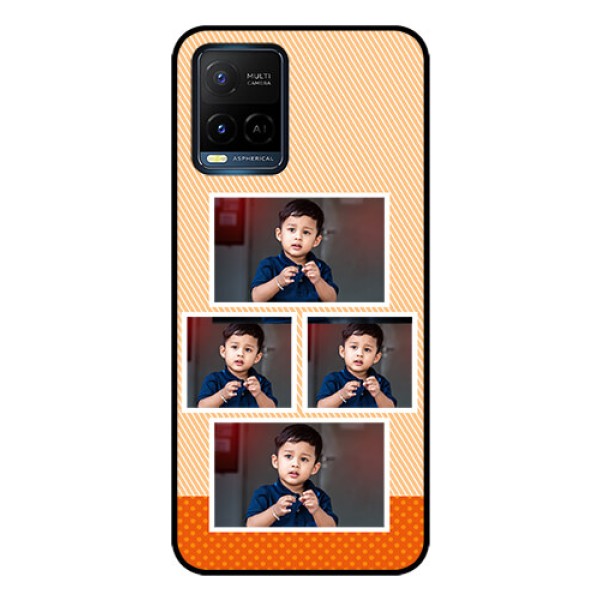 Vivo T1X Photo Printing on Glass Case - Bulk Photos Upload Design Vivo T1X Photo Printing on Glass Case - Bulk Photos Upload Design