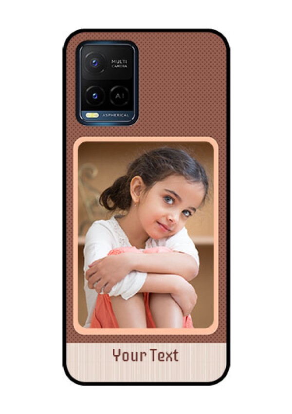 Vivo T1X Custom Glass Phone Case - Simple Pic Upload Design