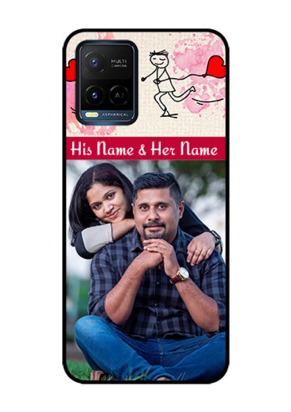 Vivo T1X Photo Printing on Glass Case - You and Me Case Design