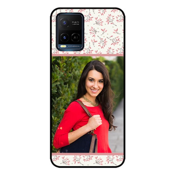 Vivo T1X Custom Glass Phone Case - Premium Floral Design Vivo T1X Custom Glass Phone Case - Premium Floral Design