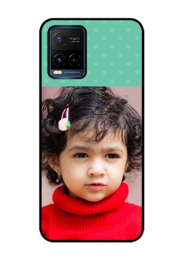 Vivo T1X Custom Glass Phone Case - Lovers Picture Design
