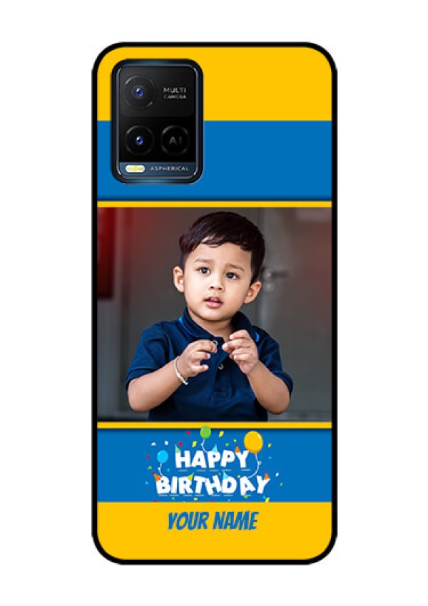 Vivo T1X Custom Glass Mobile Case - Birthday Wishes Design