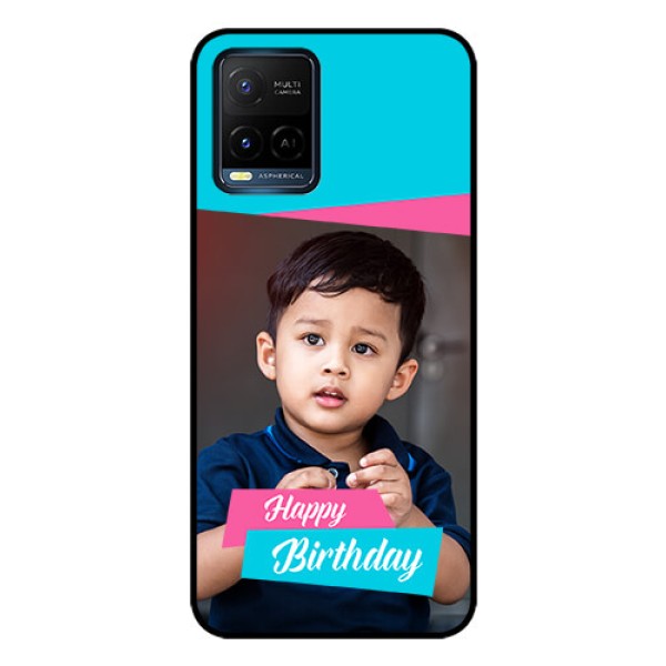 Vivo T1X Personalized Glass Phone Case - Image Holder with 2 Color Design Vivo T1X Personalized Glass Phone Case - Image Holder with 2 Color Design