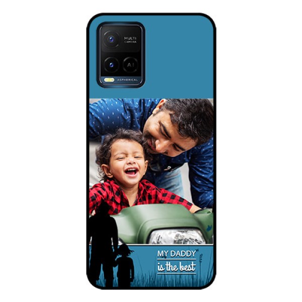 Vivo T1X Custom Glass Mobile Case - Best dad design