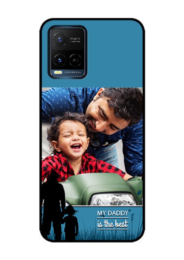 Vivo T1X Custom Glass Mobile Case - Best dad design