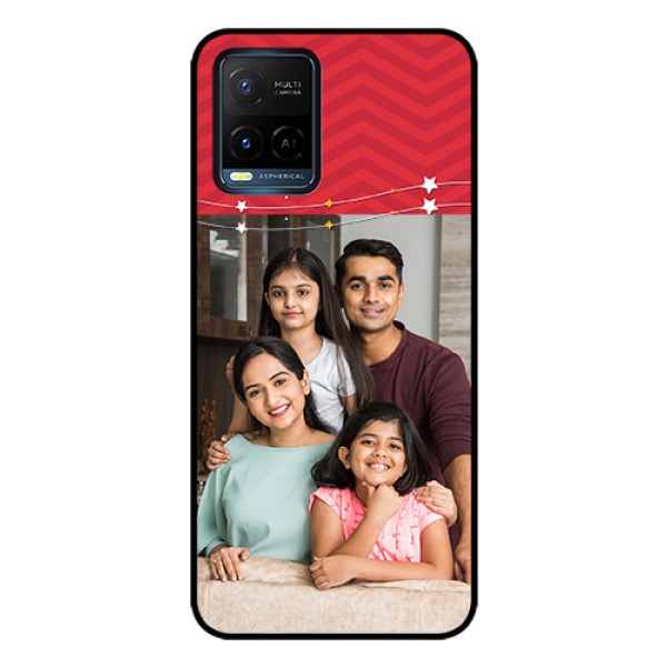 Vivo T1X Personalized Glass Phone Case - Happy Family Design Vivo T1X Personalized Glass Phone Case - Happy Family Design