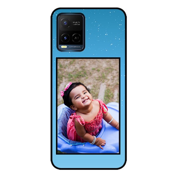 Vivo T1X Custom Glass Mobile Case - Wave Pattern Colorful Design Vivo T1X Custom Glass Mobile Case - Wave Pattern Colorful Design
