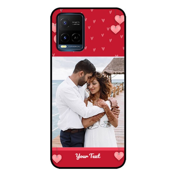 Vivo T1X Custom Glass Phone Case - Valentines Day Design Vivo T1X Custom Glass Phone Case - Valentines Day Design