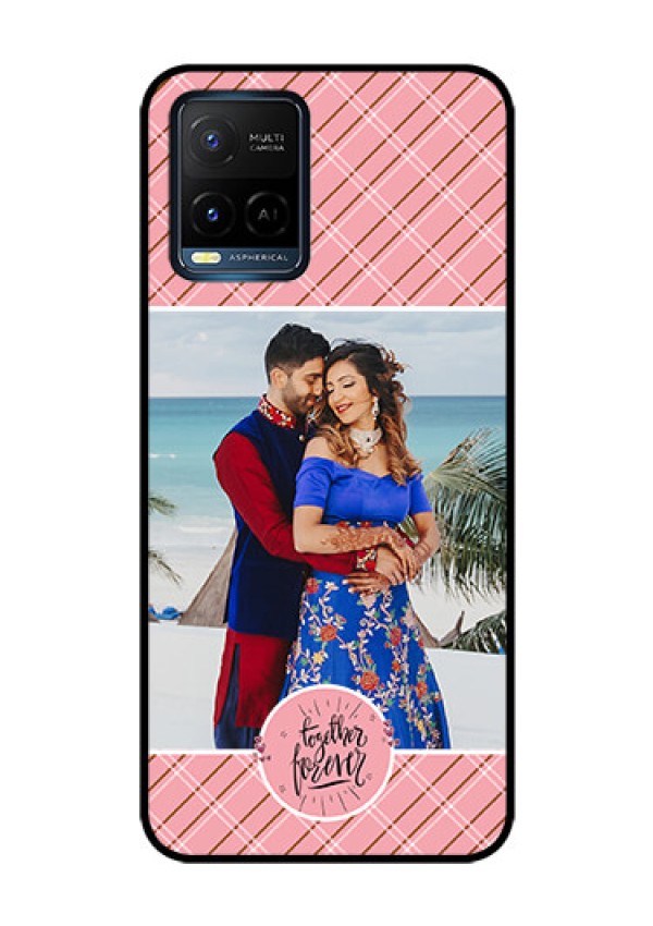 Vivo T1X Personalized Glass Phone Case - Together Forever Design