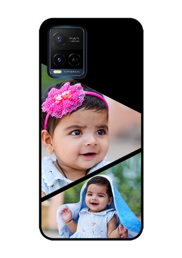 Vivo T1X Custom Glass Phone Case - Semi Cut Design
