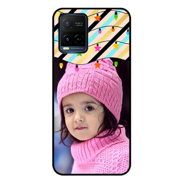 Vivo T1X Custom Glass Mobile Case - Lights Hanging Design