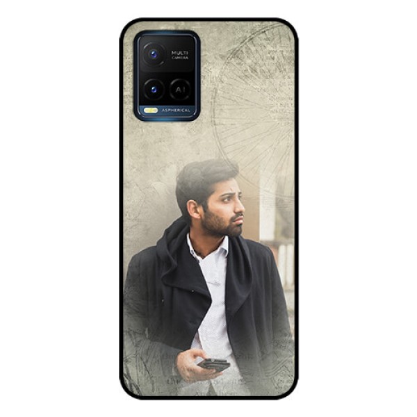 Vivo T1X Custom Glass Phone Case - with vintage design