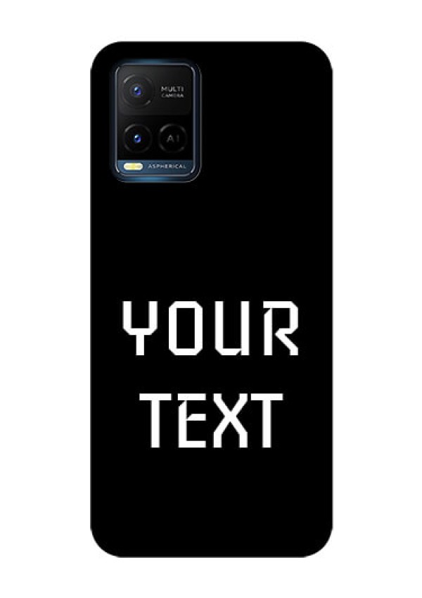Vivo T1X Your Name on Glass Phone Case