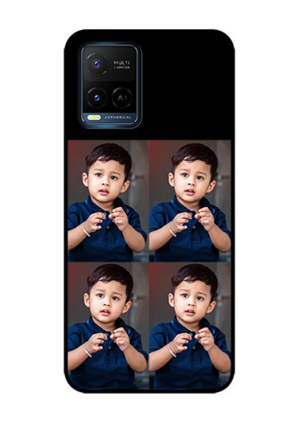 Vivo T1X 4 Image Holder on Glass Mobile Cover