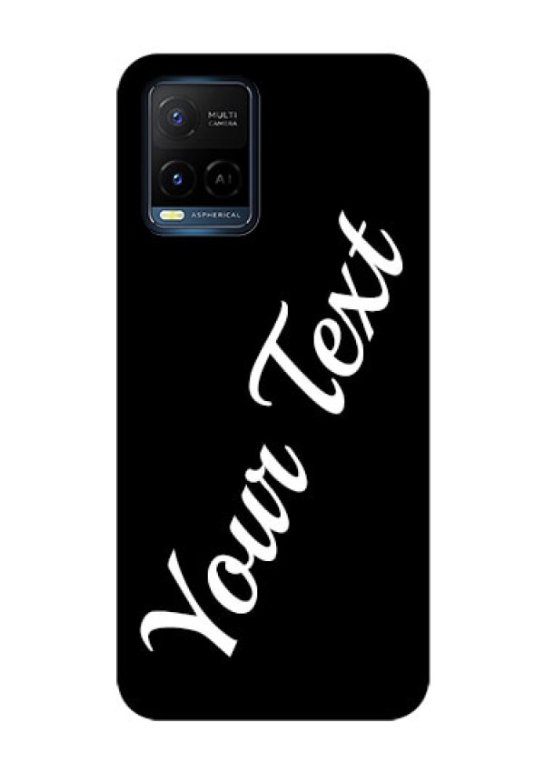 Vivo T1X Custom Glass Mobile Cover with Your Name