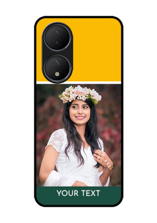 Vivo T2 5G Photo Printing on Glass Case - Love You Design