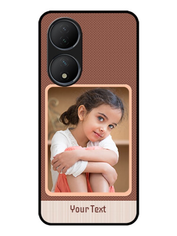 Custom Vivo T2 5G Custom Glass Phone Case - Simple Pic Upload Design