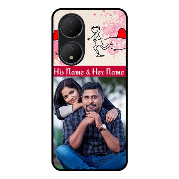 Vivo T2 5G Photo Printing on Glass Case - You and Me Case Design