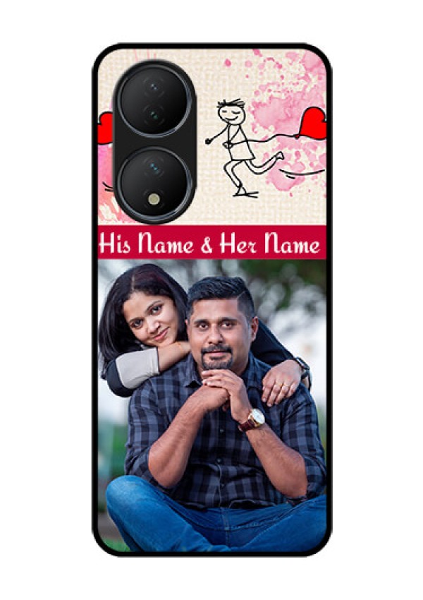 Vivo T2 5G Photo Printing on Glass Case - You and Me Case Design