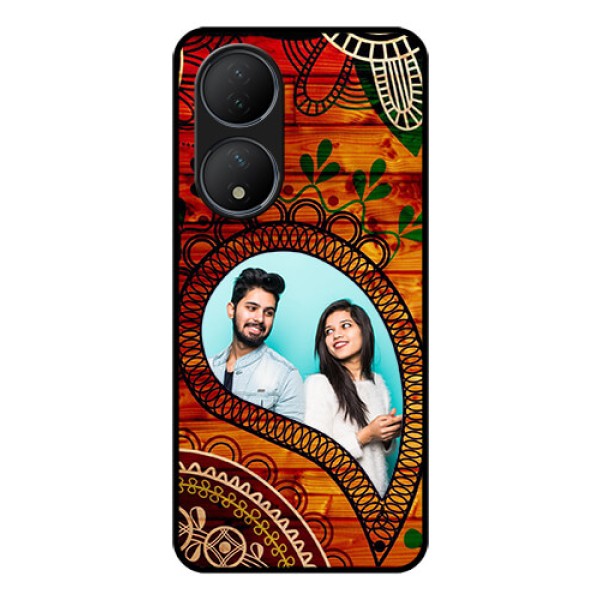 Vivo T2 5G Personalized Glass Phone Case - Abstract Colorful Design