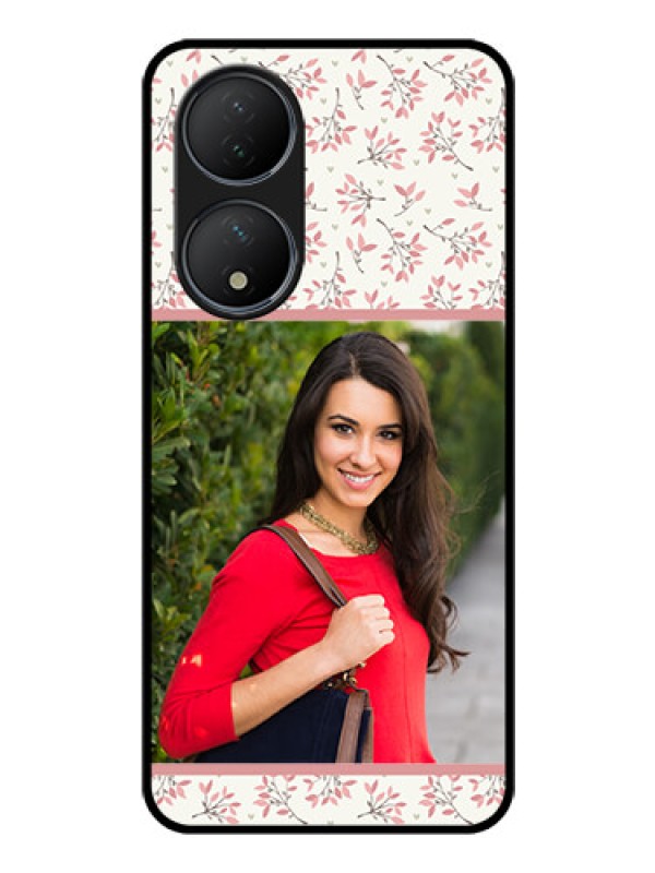 Custom Vivo T2 5G Custom Glass Phone Case - Premium Floral Design