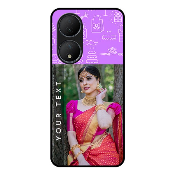 Vivo T2 5G Custom Glass Mobile Case - Birthday Icons Design Vivo T2 5G Custom Glass Mobile Case - Birthday Icons Design