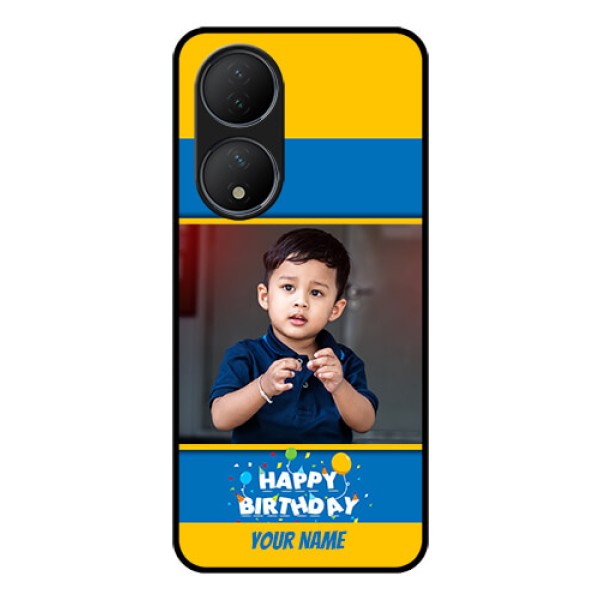 Vivo T2 5G Custom Glass Mobile Case - Birthday Wishes Design
