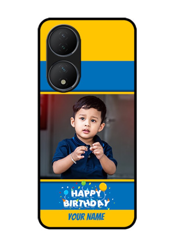 Vivo T2 5G Custom Glass Mobile Case - Birthday Wishes Design