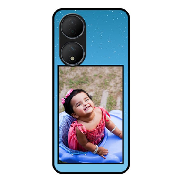 Vivo T2 5G Custom Glass Mobile Case - Wave Pattern Colorful Design Vivo T2 5G Custom Glass Mobile Case - Wave Pattern Colorful Design
