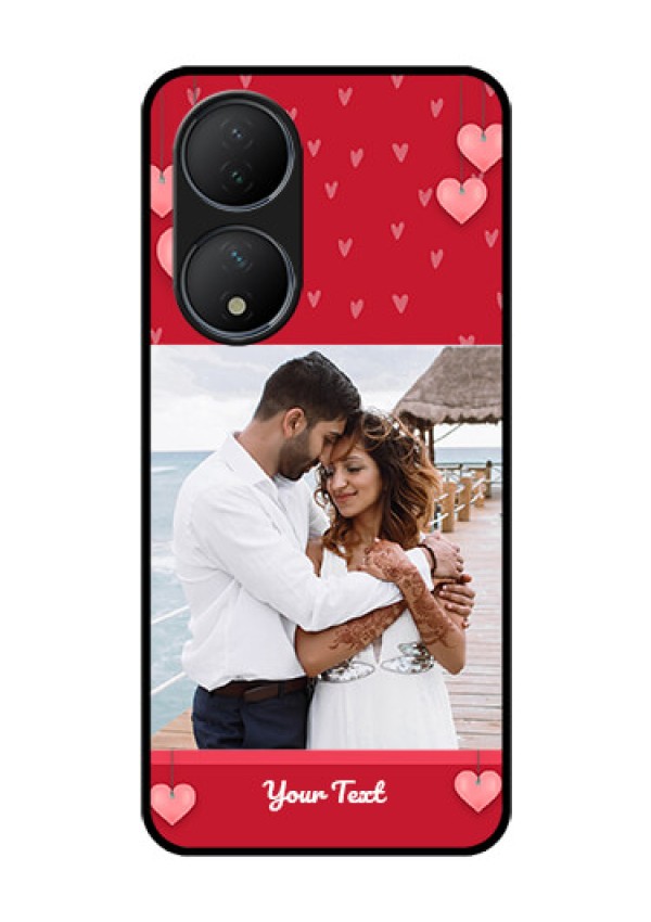 Vivo T2 5G Custom Glass Phone Case - Valentines Day Design