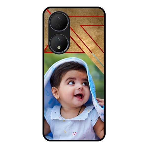 Vivo T2 5G Personalized Glass Phone Case - Gradient Abstract Texture Design Vivo T2 5G Personalized Glass Phone Case - Gradient Abstract Texture Design