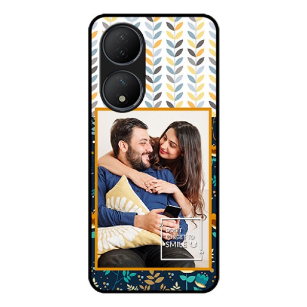 Vivo T2 5G Custom Glass Mobile Case - Pattern Design