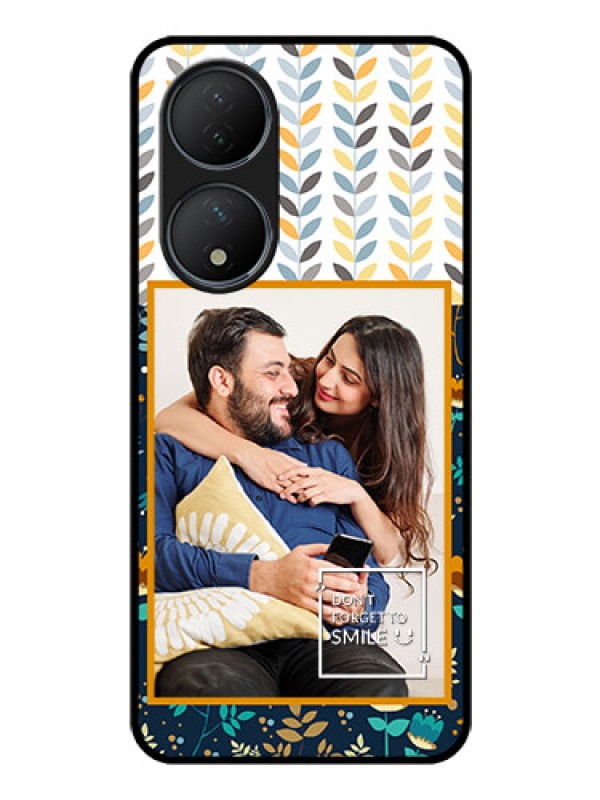 Custom Vivo T2 5G Custom Glass Mobile Case - Pattern Design