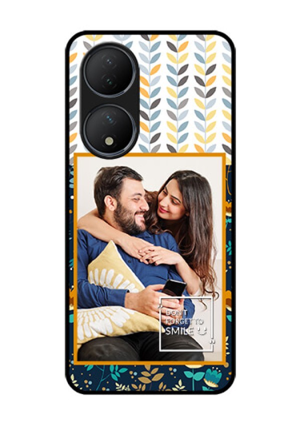 Vivo T2 5G Custom Glass Mobile Case - Pattern Design