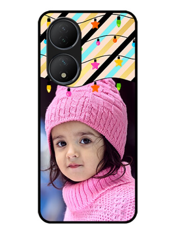 Custom Vivo T2 5G Custom Glass Mobile Case - Lights Hanging Design